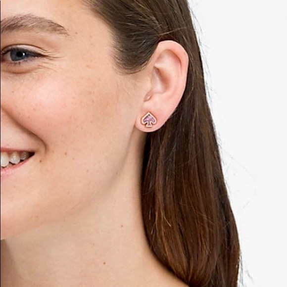 Kate Spade Glitter Enamel Studs - Picture 2 of 7